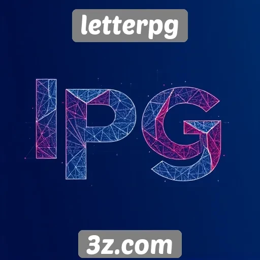 Inovações gráficas no site letterpg